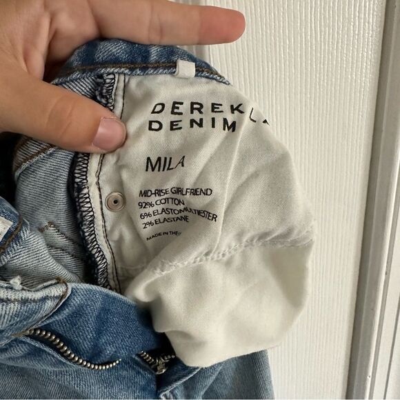 Derek Lam Denim Mila Mid Rise Girlfriend Jeans Women’s Size 24 - Picture 8 of 9